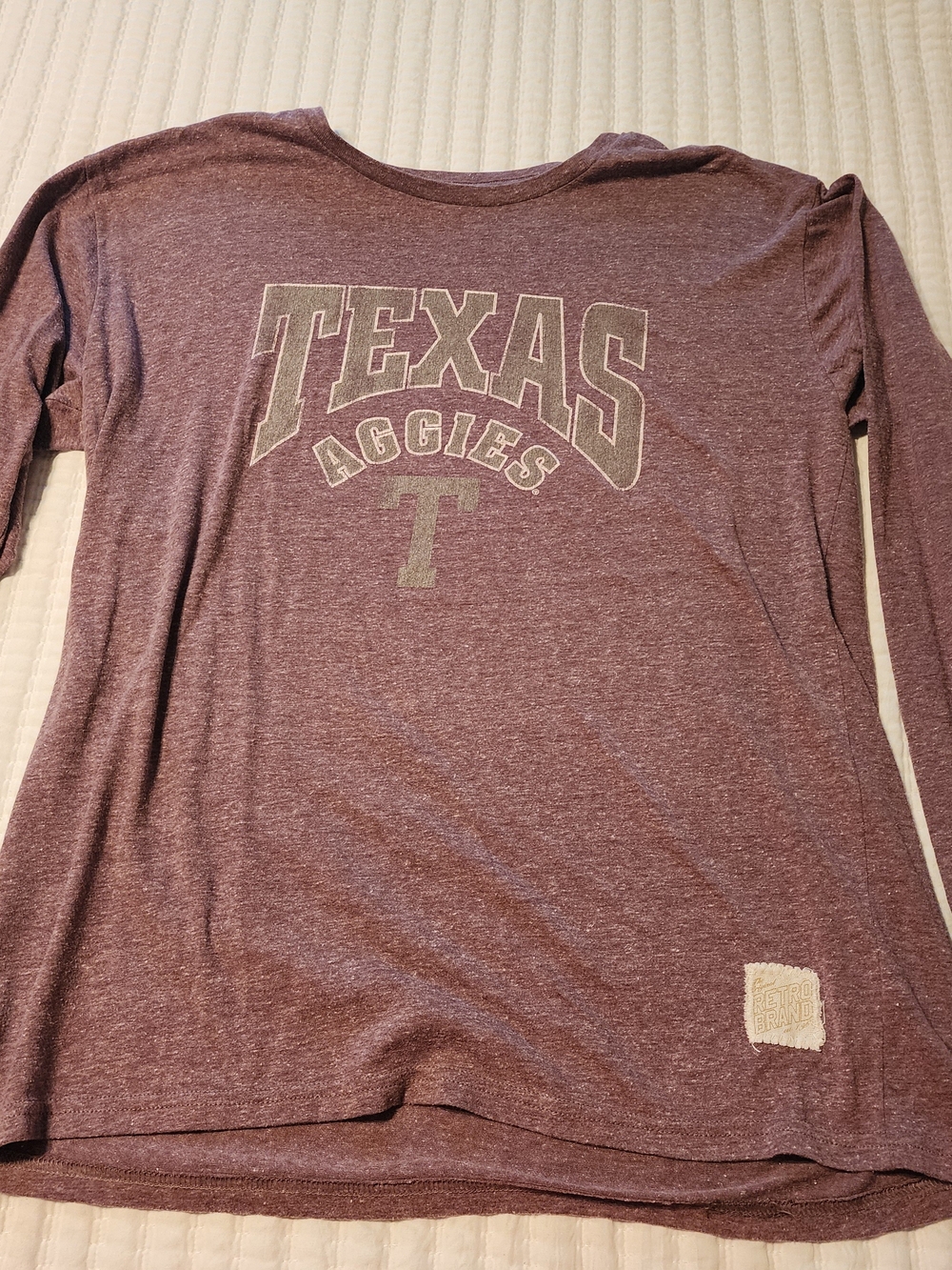 Retrofit Maroon Texas Aggies Long Sleeve Tee